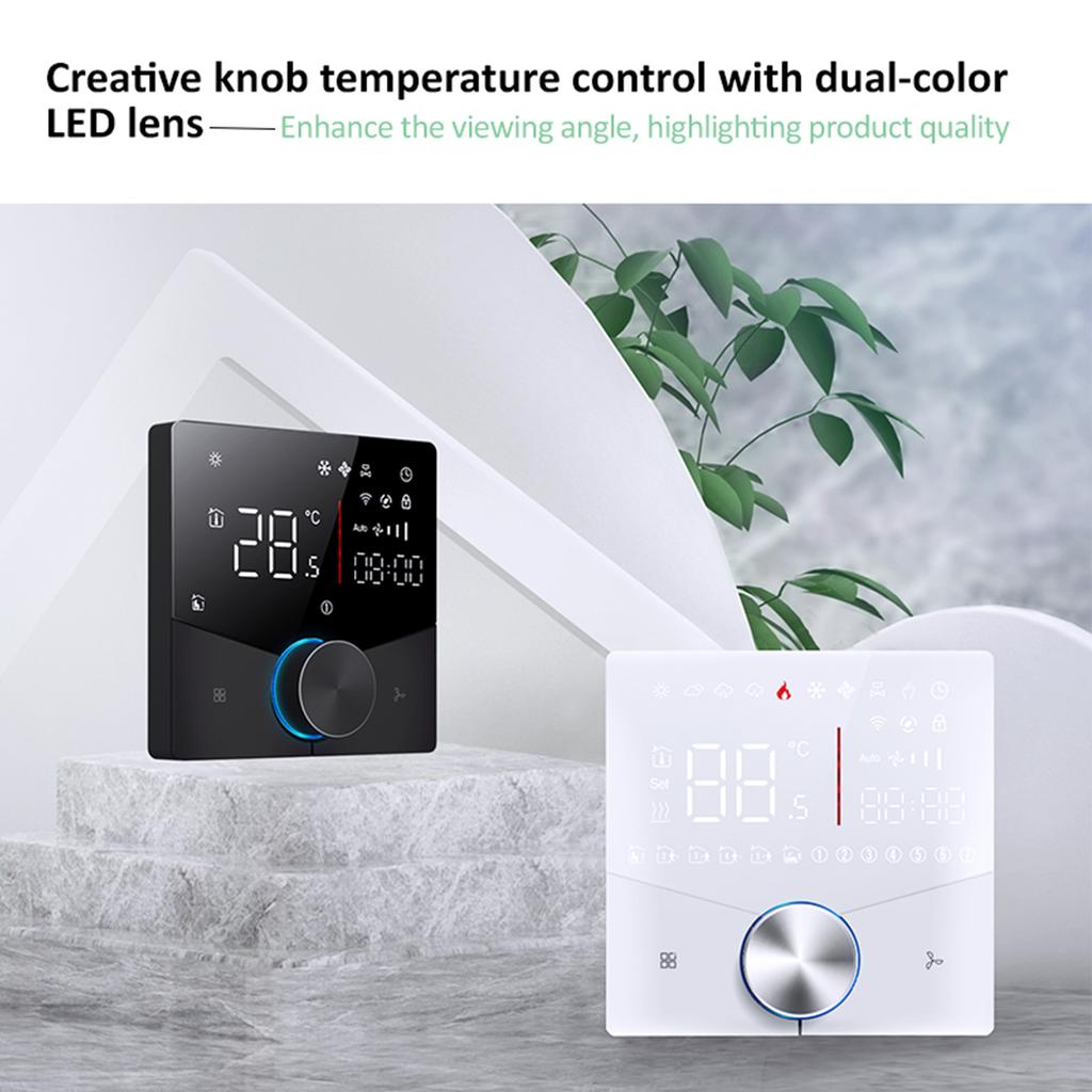 2 Pipe Conditioning Control Panel Digital Display Central HVAC Controller 5+2 6 Periods Programmable