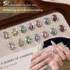Elf Pigeon Egg-Shaped Nail Art Rhinestone Balls - Hot Selling Nail Decorations 2026