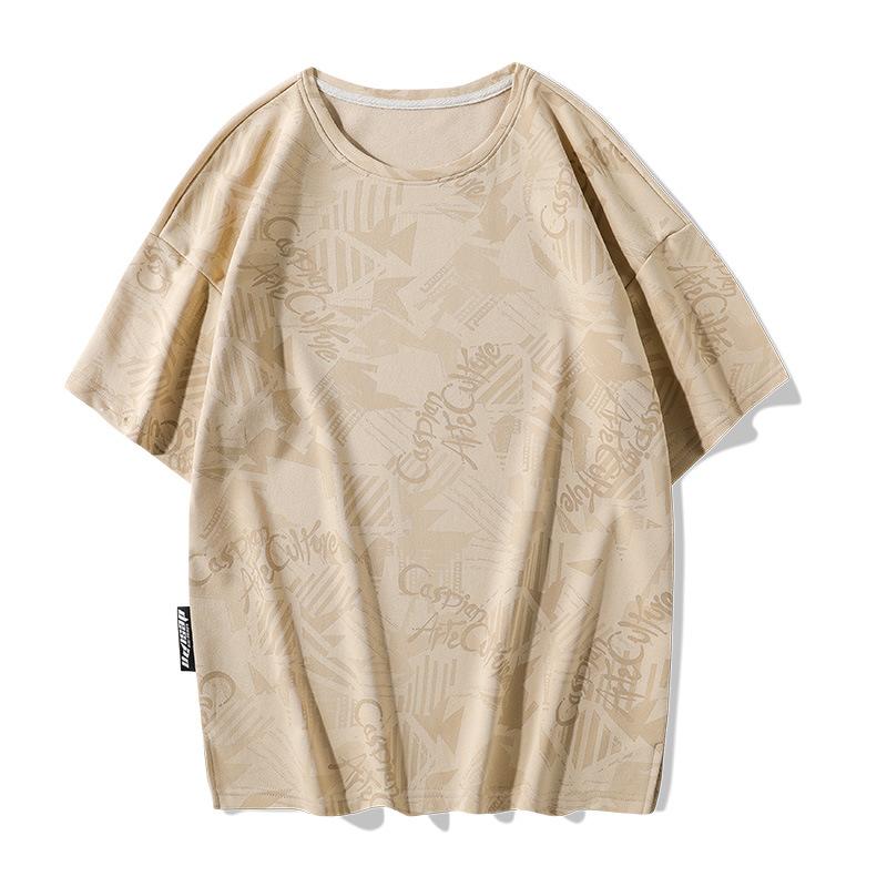 Taglia Forte 9XL T-shirt a Maniche Corte da Uomo a Mezza Manica Casual Ampia