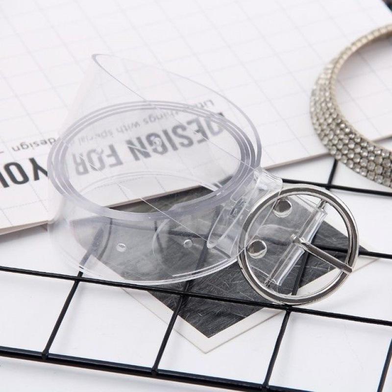Sophisticated Plastic Transparent Waist Band In Heart And Round Designs For Outfits Chic