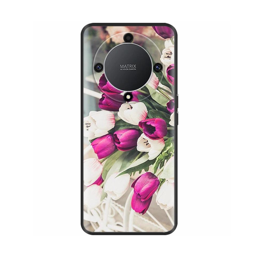 For Honor X9A Case Silicon Phone Back Cover For Huawei Honor X9A Case Soft Bumper Fundas Coque HonorX9A Shockproof Shells Covers