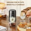 Kitchen Accessories Wireless Portable Electric Coffee Bean Grinder Rechargeable 40 Levels Adjustable Coarseness Grinding Machine