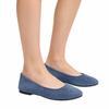 Women's Pointed Toe Flat Shoes Slip On Ballet Style Low Heel Casual Comfortable Soft Material Footwear