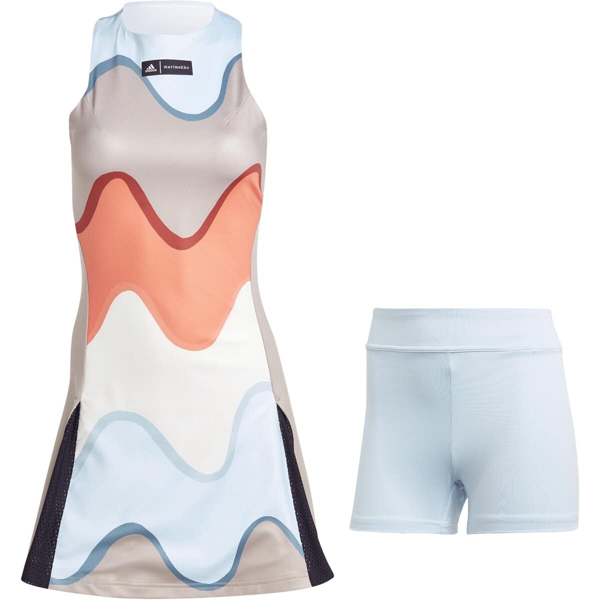 

Adidas Marimekko Premium Tennis Size Dress, Women s, Multicolor/Semi-Coral (HU1801), J/M