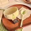 ZISIZ Fruit Croissant Ceramic Bowl Set