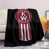 Kenworth, Couverture Flanelle à Motifs, Haute Qualité Confortable pour Toutes les Saisons, Décoration Intérieure, Chaleur et Confort, Parfaite pour les Cadeaux.