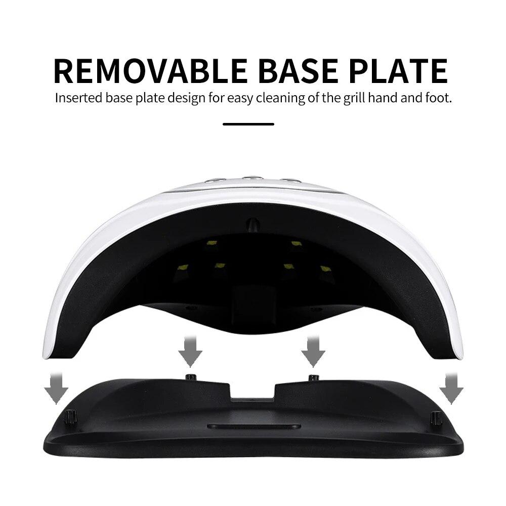 Nail Dryer Lamp Machine Professional Nails Gel Polish UV LED Light for Manicure Drying Curing Nails Varnish Equipment Tools