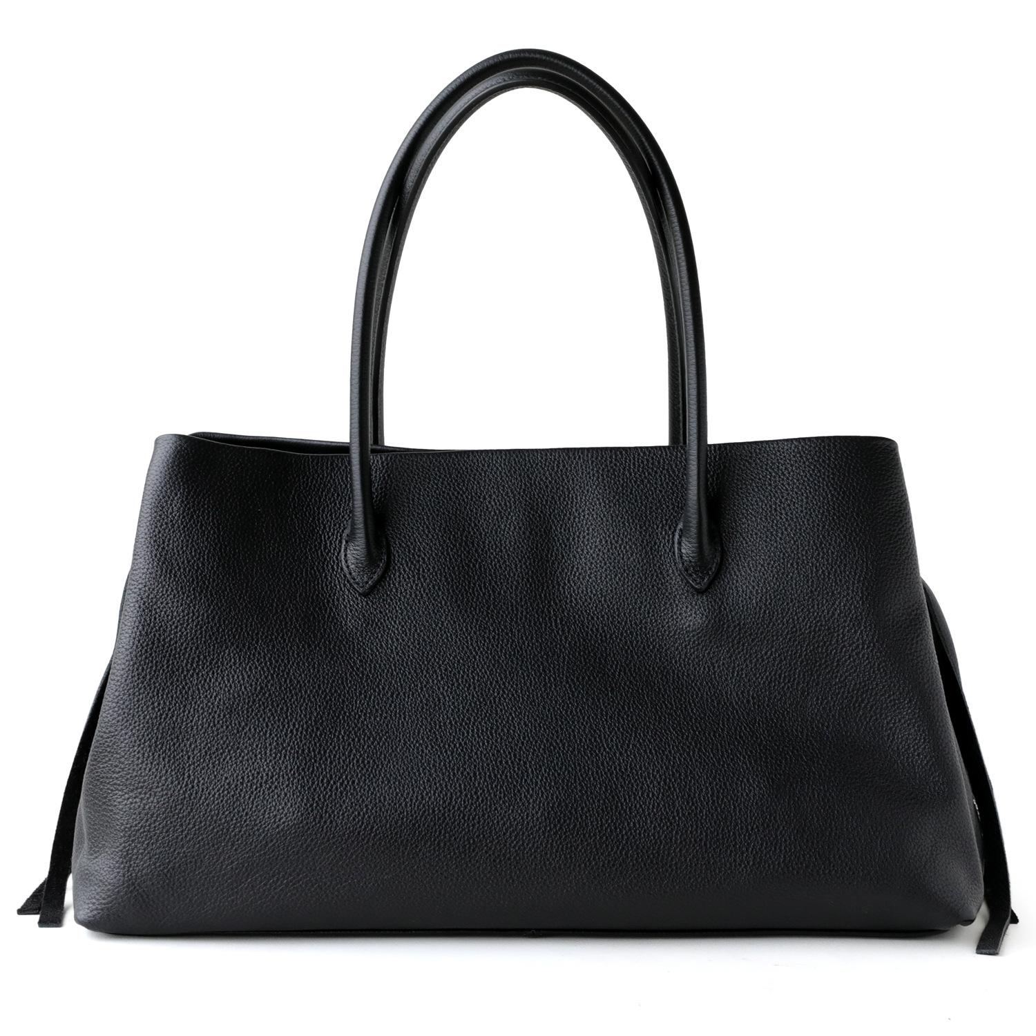 

Luxury Multi Layer Commuting Large Capacity Cow Leather Women s Tote High Quality Designer Brand Genuine Leather Women Handbag Winter Tote Black Cow