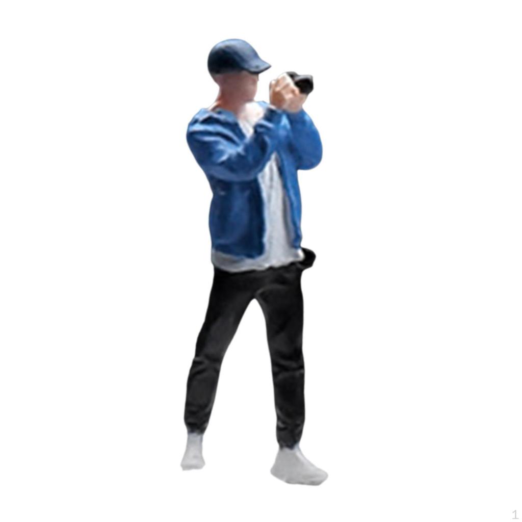 1/64 Mini Figure Model Artwork Centerpiece Home Decoration Artificial Sculpture Simulation People