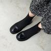 Fashion Autumn Booties Elastic Ankle Boots for Women Flat Footwear Spring 2024 Comfortable and Elegant Trend On Offer Woman Short Shoes