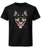 Blije Franse Bulldog Hondengezicht Huisdierenliefhebber Cadeau T-shirt Unisex Tee