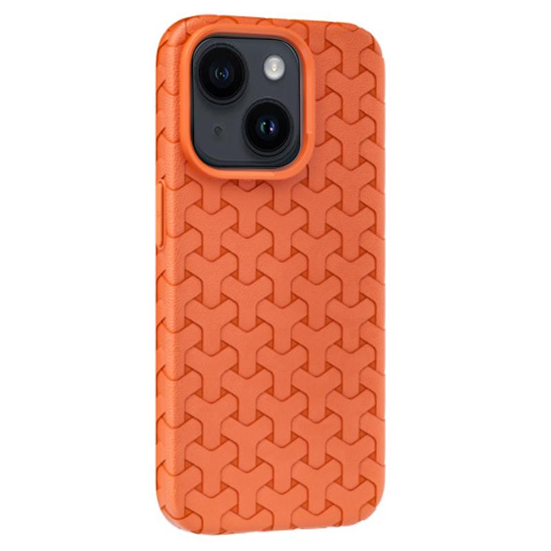 For iPhone 13 6.1 Inch Case Flexible TPU 3D Textured Surface Mobile Phone Cover
