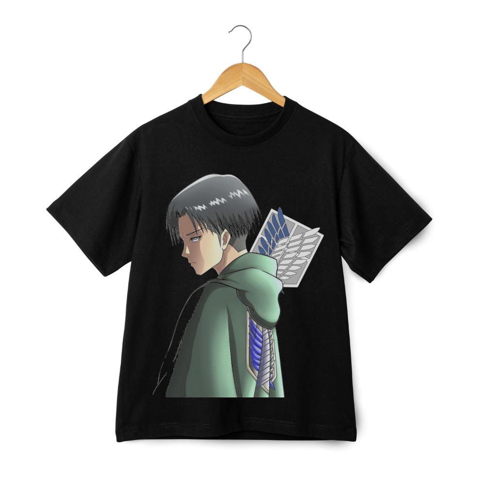

Levi Ackerman Attack on Titan Unisex Graphic T-Shirt - Anime Short Sleeve Tee L