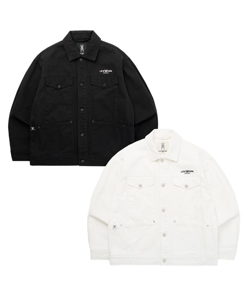 Lifework Unique Twill Trucker Jacket