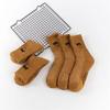 5 Paar Mode Winter Männer Frauen nördlichen verdickt warme Terry Kamelhaar Socken