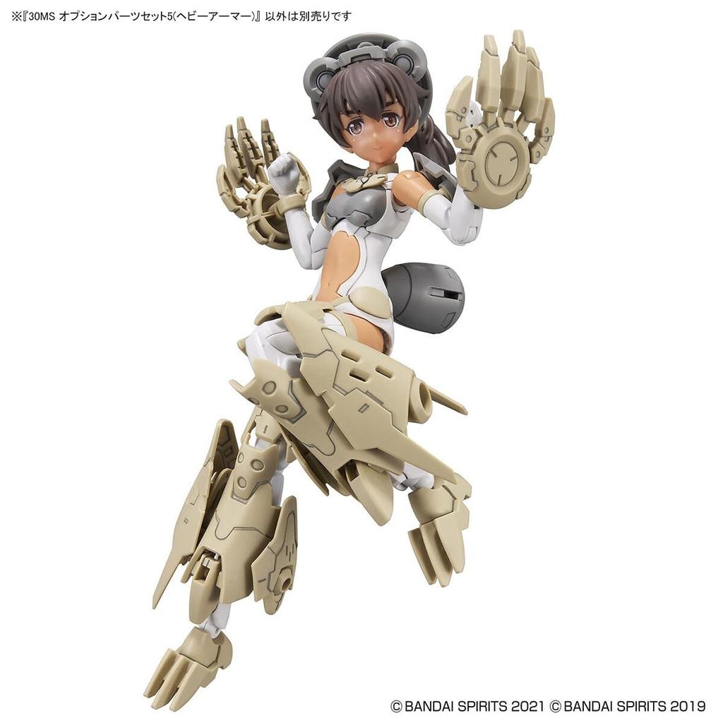 BANDAI SPIRITS 30MS Option Parts Set 5 Scale Plastic Model Kit (Heavy Armor) 1/144 Pre-Colored