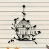 Weather Resistant Metal Wall Art Rust Proof Coating Wall Hanging Ornament Wall Decor  Living Room