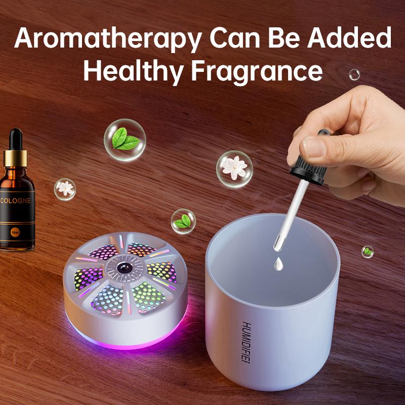 Mini zvlhčovač vzduchu do auta Čistič vzduchu do auta Osvěžovač vzduchu s LED světlem Pro auto Aroma Aromaterapeutický difuzér Příslušenství
