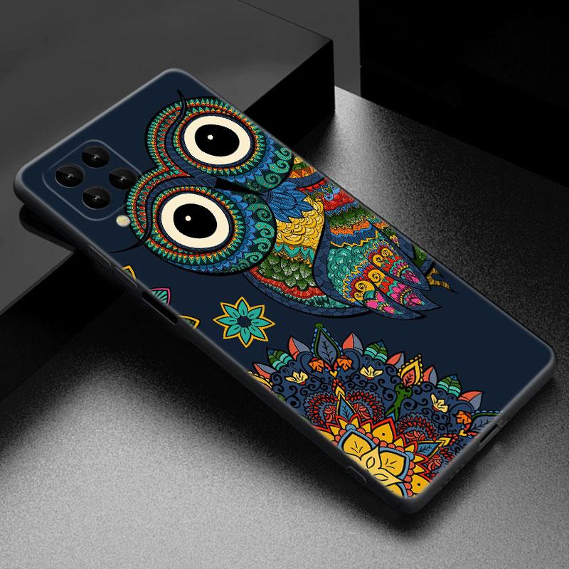 Lovely Animal Owl Phone Case For Samsung A13 A22 A24 A32 A23 A25 A34 A35 A52S A53 A54 A55 A73 5G A12 A14 A15 A31 A33 A50 A51 A72