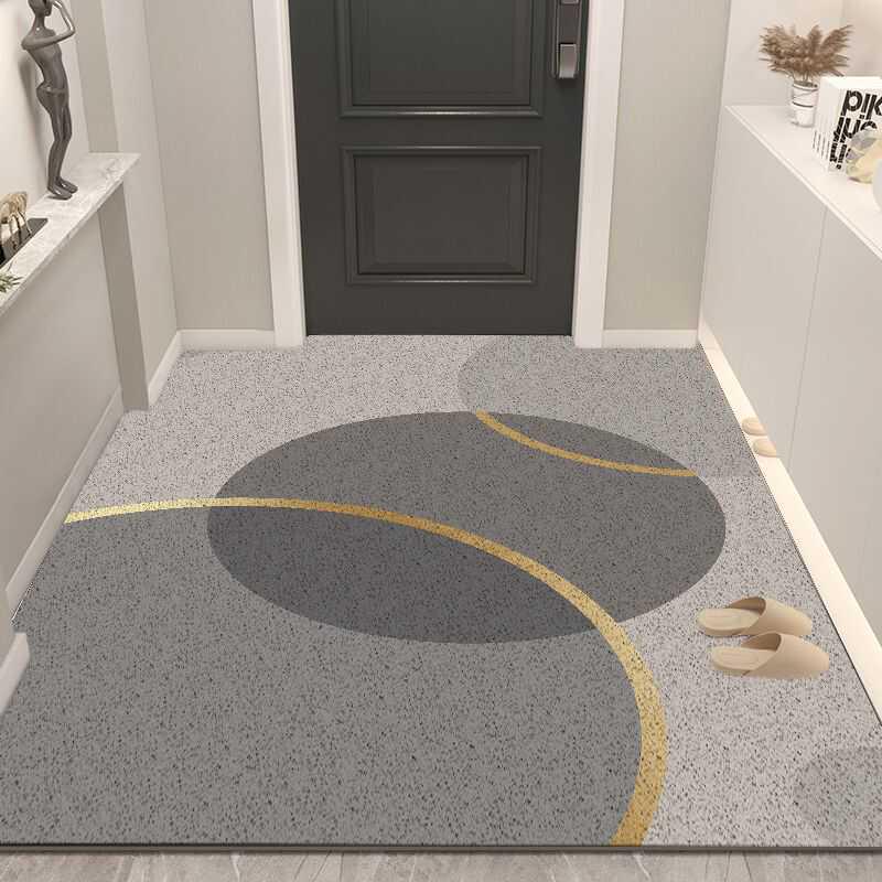Luxury Entryway Loop Pile Non-Slip Mat - Dust-Resistant & Cuttable Carpet for Hallways