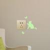 Luminous Switch Stickers Glow In The Dark Decorative Sticker Kids Room Cartoon Cat Dog Fairy Star Pvc Wall Home Decoration 2026