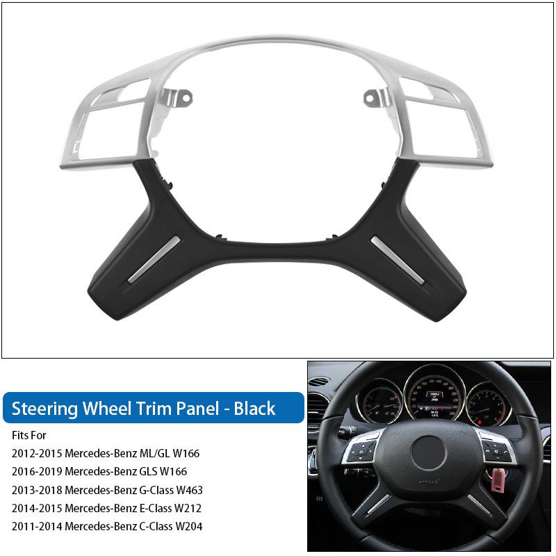 Mercedes ML/GL/GLS W166 & E/C/G-Class W204 Steering Wheel Trim Cover Accessories