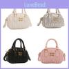 Adorable Girls Bowling Bag With Pleated Design And Stylish Embroidered Details For School