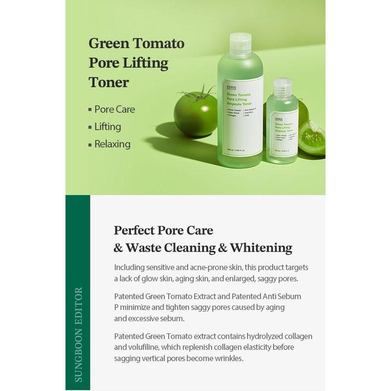 SUNGBOON EDITOR - Green Tomato Pore Lifting Ampoule Toner