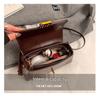 Glossy Women's Shoulder Bag with Vintage Key Pendant - 2025 Autumn/Winter Collection