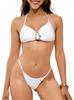 Xingcheng 2026 Sexy Solid Color European & American Two-Piece Bikini Swimwear for Women