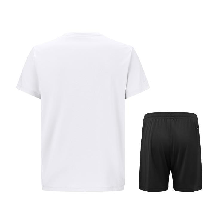 Li Ning American Vintage High Street Comfortable Fashion Simple Solid Color Loose Versatile Breathable Quick-Dry Shorts Casual Sports Suit AATV057-7