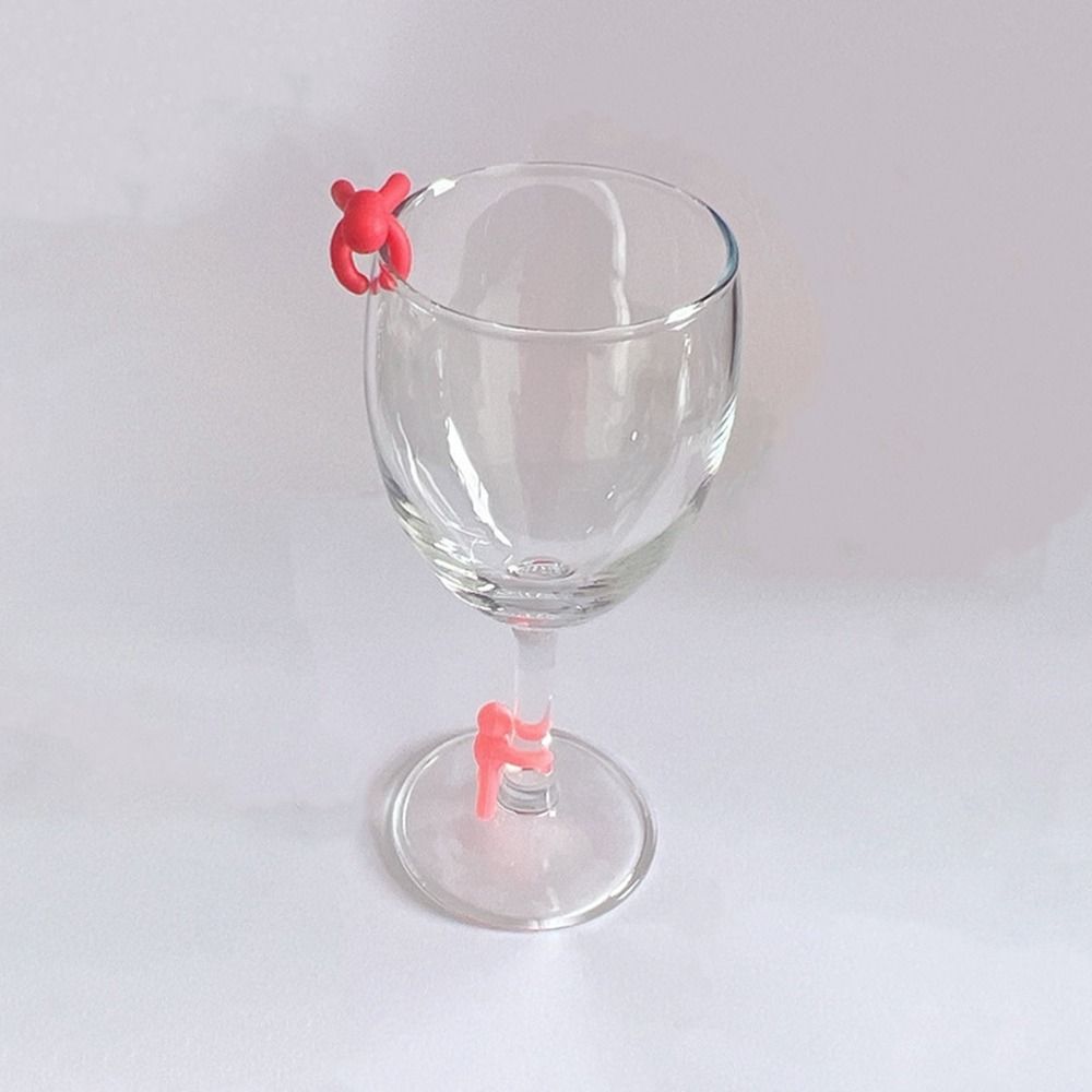 Marker Tool Drink Markers Silicone Drinking Cup Identifier Sign New Wine Glass Tags  Bar Kitchen
