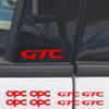 4Pcs For Opel OPC GTC Astra J H G K Insignia Corsa D B E Mokka Vectra Meriva Reflective Car center pillar wiper stickers Vinyl Ms3