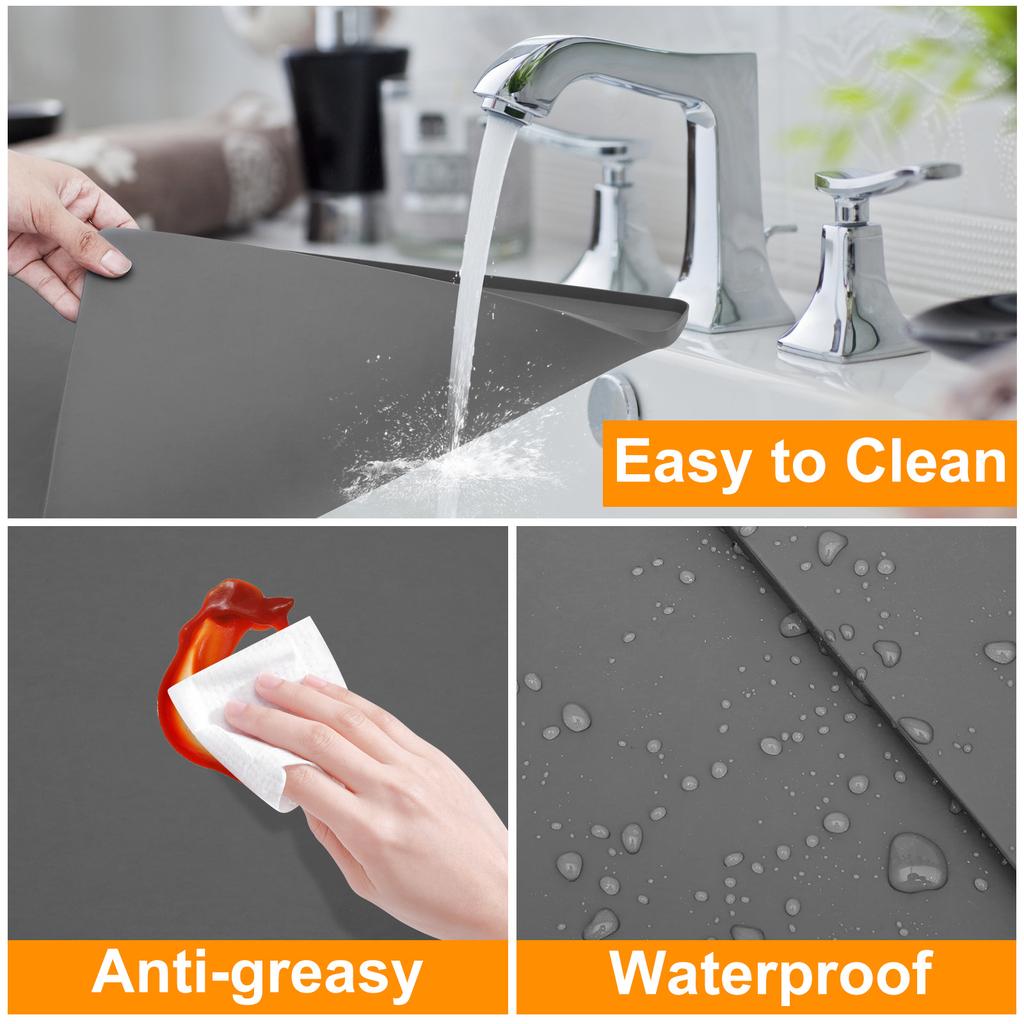 Washer and Dryer Top Protector Cover 23.6×19.7×0.5 Inch Foldable Washing Machine Dust-Proof Protector Mat for Laundry Room