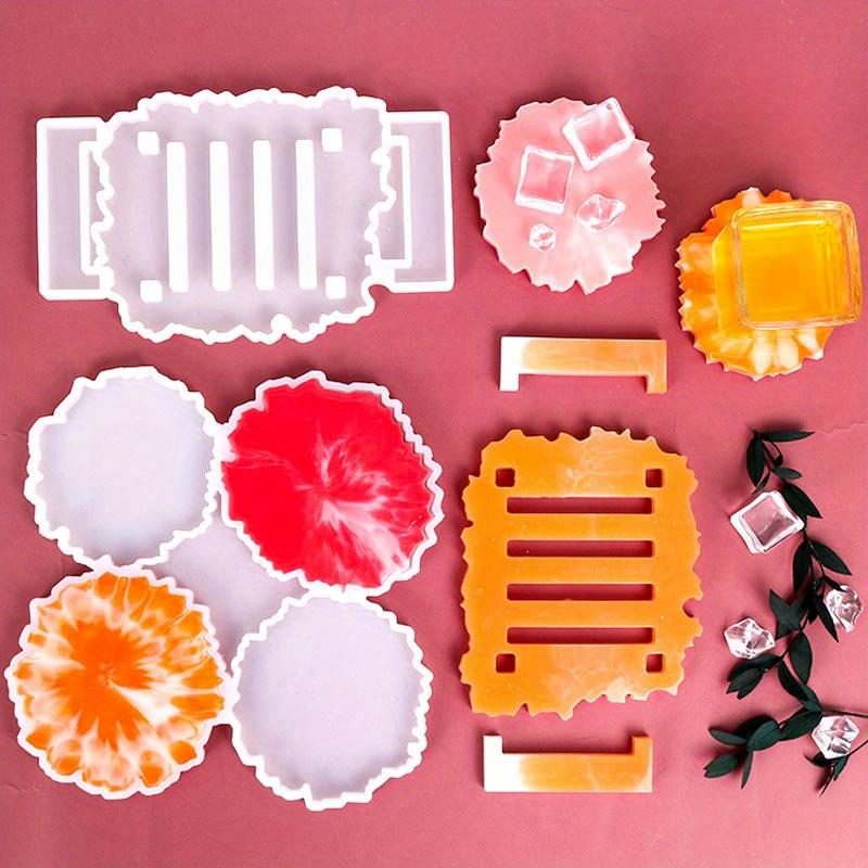 1 bucată, matriță 4 în 1, matriță sub formă de subțire, matriță cu tavă epoxidică de cristal, matriță din rășină din peșteră cu cristal de onix, decor pentru birou, set