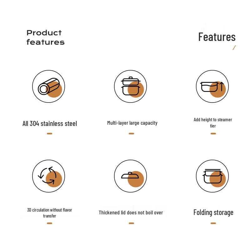 SUPOR 28cm 304 Stainless Steel Double Layer Steamer Pot