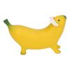 Resin Banana Dog Sculpture Lightweight Banana Dog Figurine  For Home Desktop