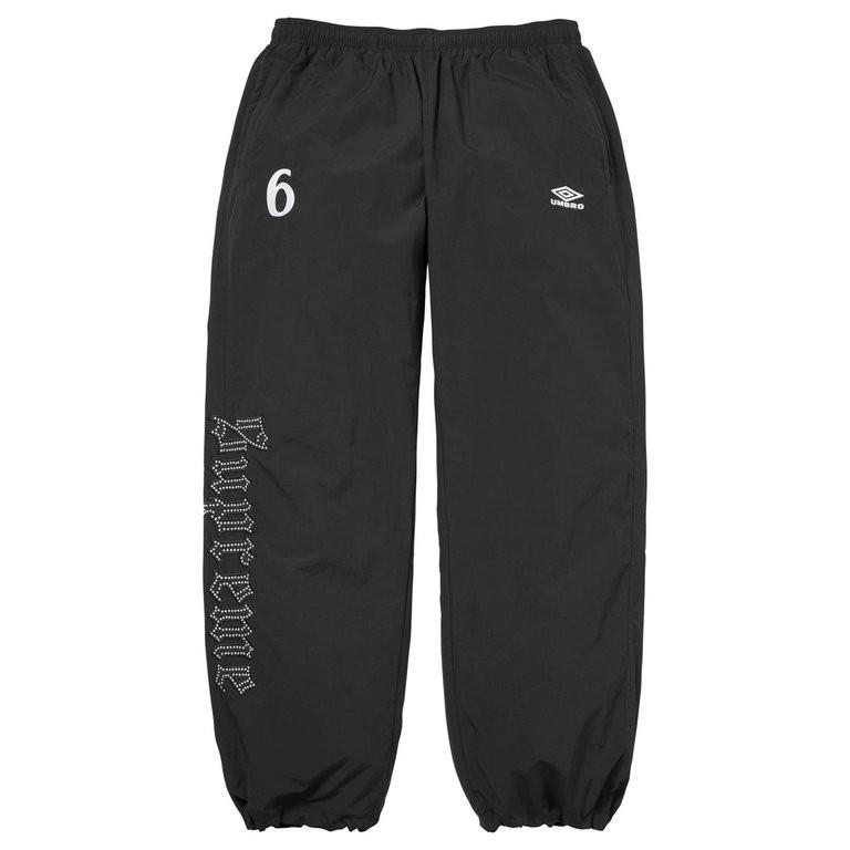 Supreme x Umbro Rhinestone Track Pant Black