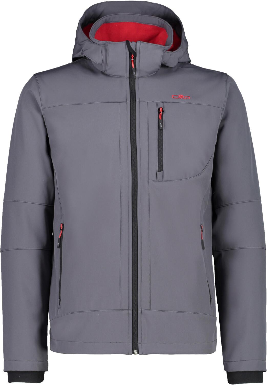 

Куртка CMP мужская софтшелл с отстегивающимся капюшоном (3A01787N) titanio 54