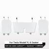 For Tesla Model YL 6-Seater Car Ice Silk Seat Cover Cushion Breathable Comfortable Seat Protector Pad Car Interior Accessories