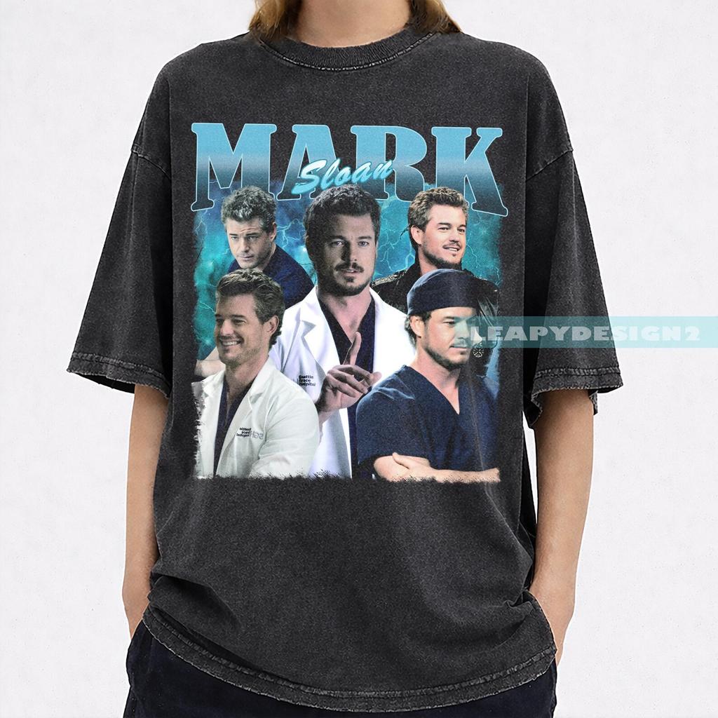 Mark Sloan Grey's Anatomy McSteamy Vintage Style T-Shirt, Retro Medizin-Drama Shirt