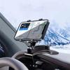 Universal Car Phone Holder, Dashboard Windshield Mount with Strong Suction Cup, 360° Rotatable Car Clip Stand for GPS Cell Phone