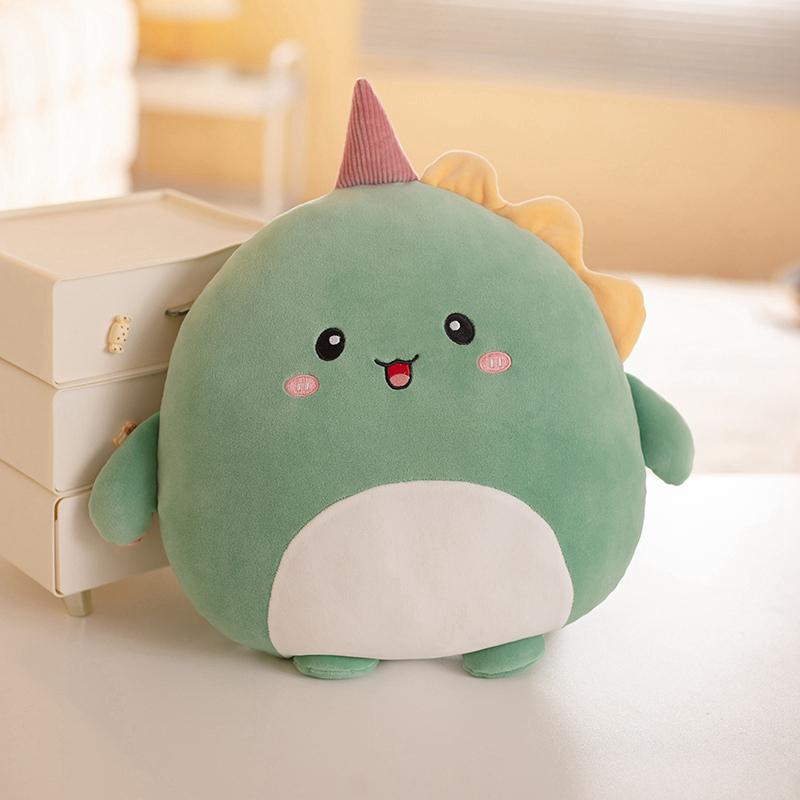 36cm Cute Animal Plush Toy Small Penguin Dinosaur Fox Capybara Dog Panda Bear Pillow Soft Sofa Bed Decoration Gift