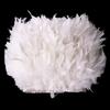100CM Multi-Color Feather Trim | Pre-Punched Holes DIY Supplies for Lampshades, Christmas Trees & Boho Wedding Arches