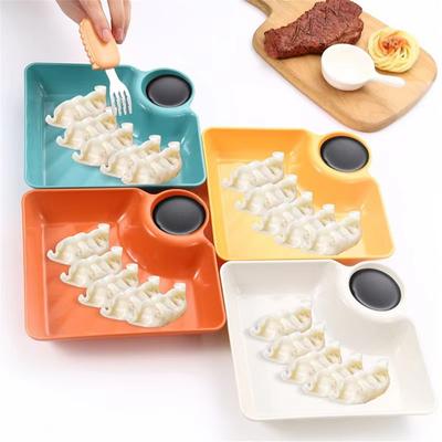 Home Dining Japanese Pp Dumpling Tray With Dipping Set