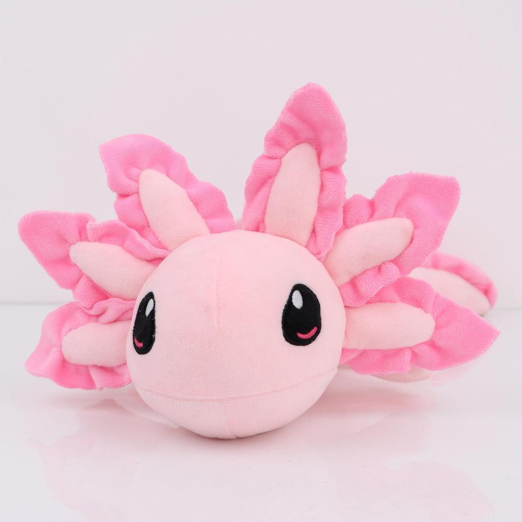 Axolotl Plush Dinosaur Toy For Kids Soft Water Crystal Fabric Gift For Children