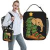 Italian Brainrot Christmas Tree Lirili Larila Lunch Bag For Girls Print Lunch Box Fashion Cooler Bag Oxford Thermal Lunch Bags