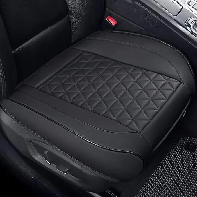 New Front Car Seat Cover PU Leather Cars Seat Cushion Automobiles Seat Protector Universal Car Chair Pad Mat Auto Accessories
