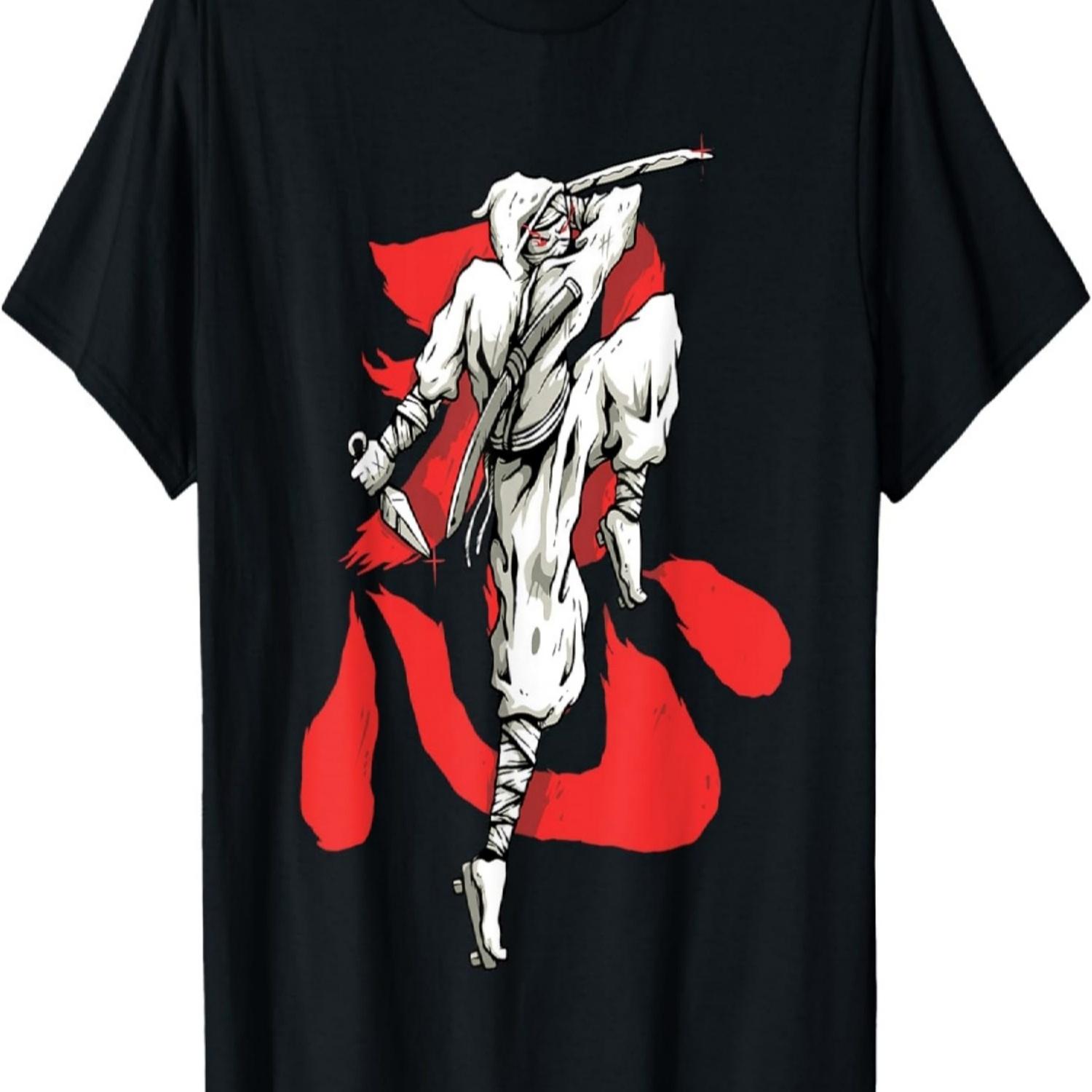 

Ninja Spy Warrior Samurai Japan Anime Lover Asian T-Shirt S чёрный
