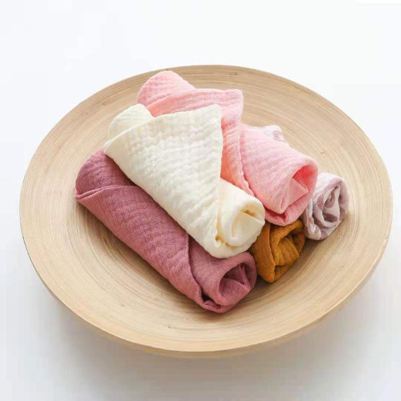 5 Pcs Baby Cotton Square Towel Infant Hand Face Washcloth Handkerchief Muslin Cloth Feeding Bib Burp Cloth Saliva Towel Gifts